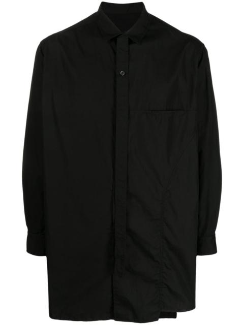 Yohji Yamamoto plain cotton shirt