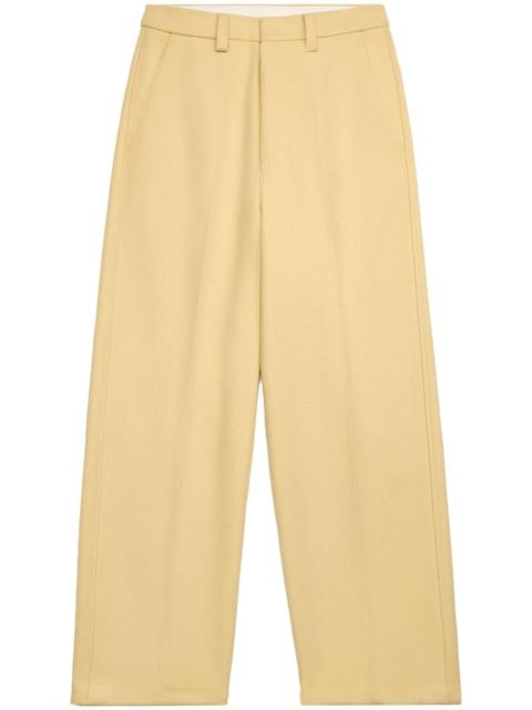 AMI Paris mid-rise wide-leg trousers