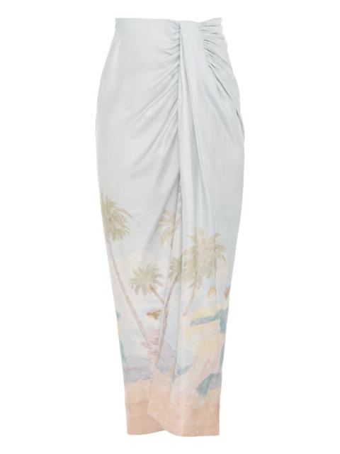 Zimmermann SENSORY DRAPE MIDI SKIRT