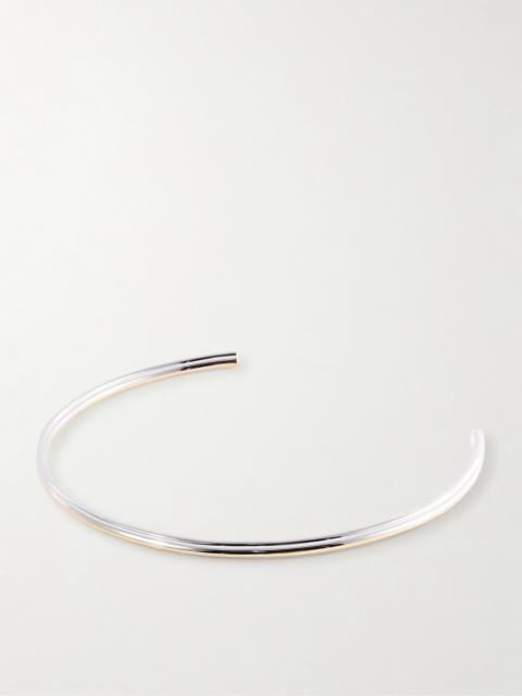 JENNIFER FISHER Thread Gold And Silver-tone Choker