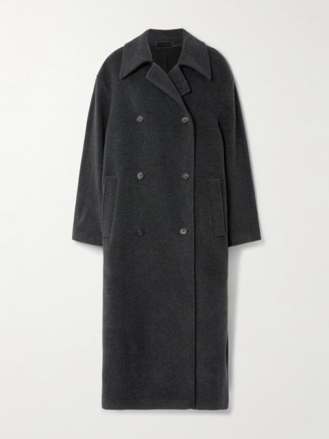 TOTEME Shield Oversized Double-breasted Wool-blend Coat