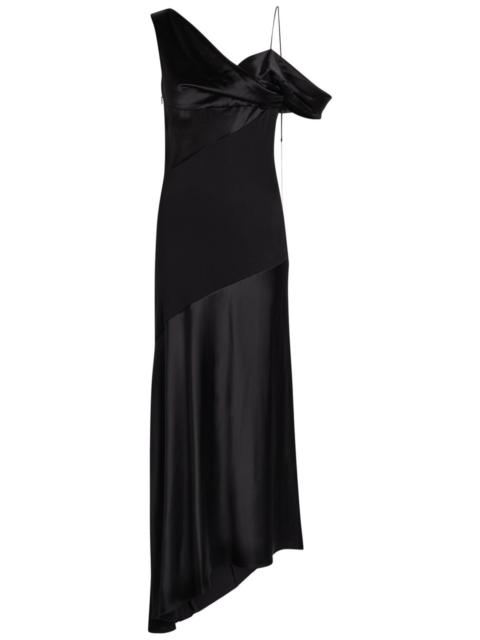 Loewe Loewe Draped Satin Gown