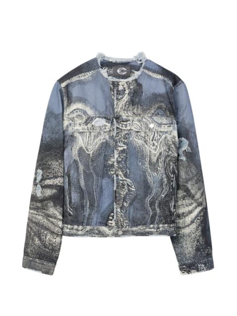 CAMPERLAB button-fastening denim jacket