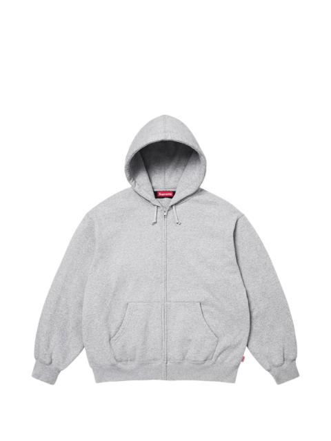 Supreme cut-out zip-up hoodie