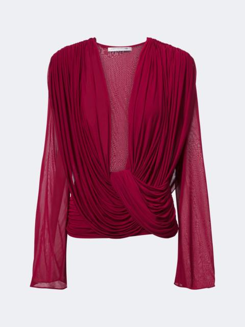 CHRISTOPHER ESBER Ripple draped jersey top