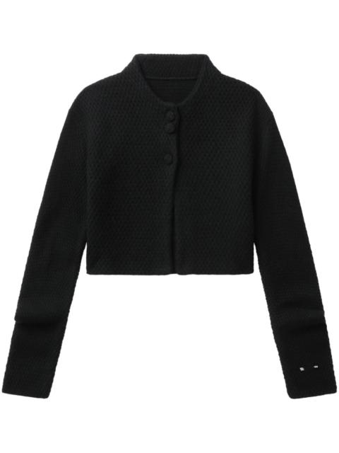 ADER error logo-appliqué cardigan