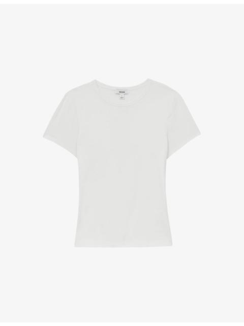 REISS Jolie Slim-Fit Cotton-Jersey T-Shirt
