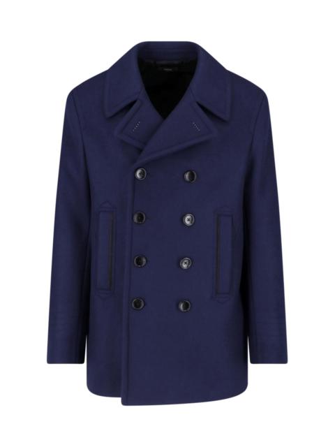 TOM FORD DOUBLE-BREASTED WOOL COAT