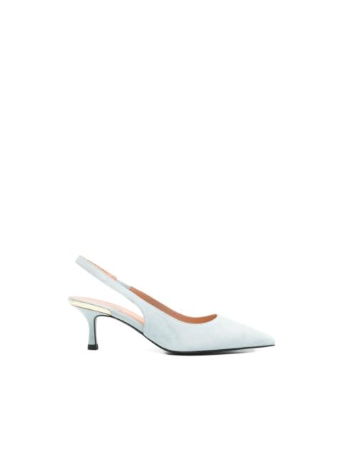 Moschino slingback leather pumps