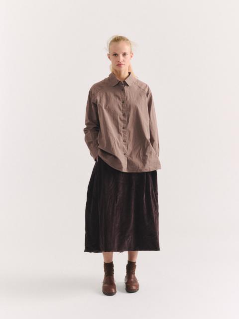 CASEY/CASEY DRAYS TRAVAIL SHIRT - PAPER COT - CLAY