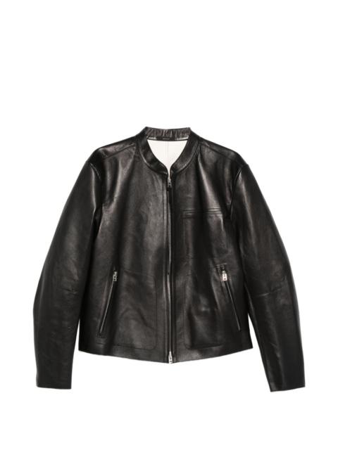 TOM FORD zip-fastening leather jacket