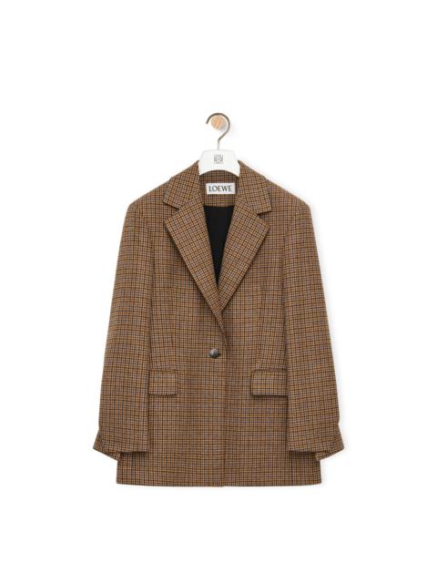 Loewe Houndstooth blazer in wool