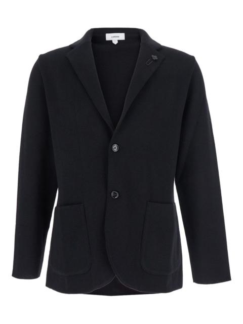 LARDINI knitted two-button blazer