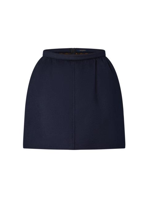 Louis Vuitton Double Face Cashmere Mini Skirt