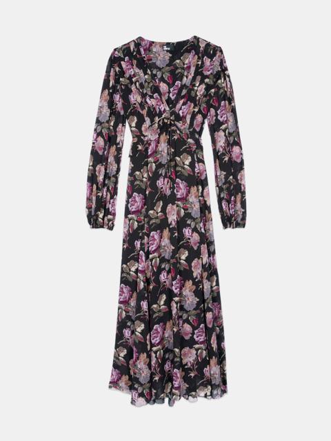 The Kooples LONG FLORAL PRINT DRESS
