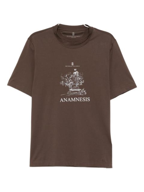 Brunello Cucinelli graphic-print cotton T-shirt