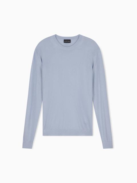EMPORIO ARMANI SILK AND CASHMERE SWEATER
