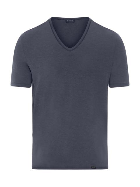 HANRO Natural Function TENCEL™ and Cotton Fitted V-Neck T-Shirt