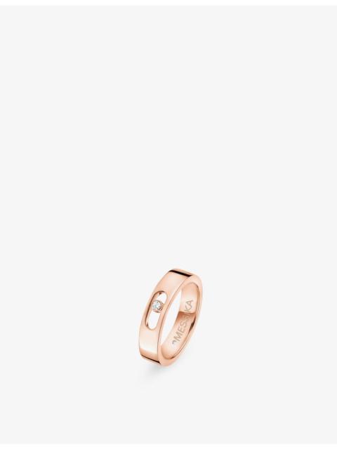MESSIKA Move Joaillerie 18ct Gold And 0.03ct Diamond Wedding Ring