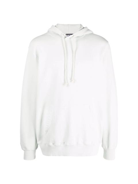 Diesel embroidered motif hoodie