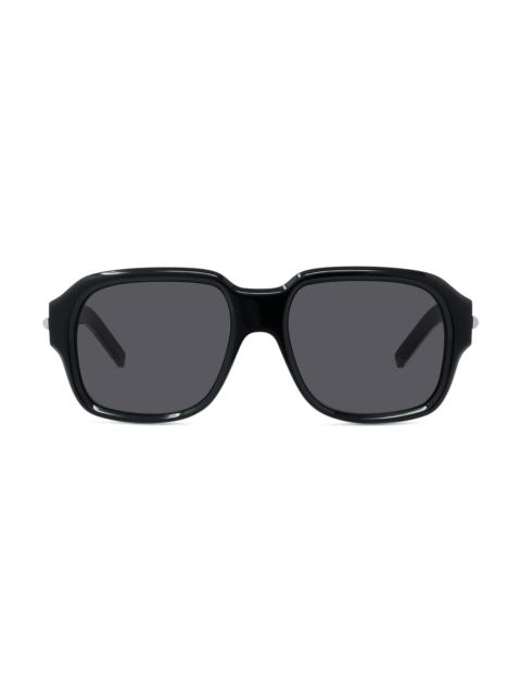 Givenchy Men's GV One 55MM Geometric Sunglasses - Black