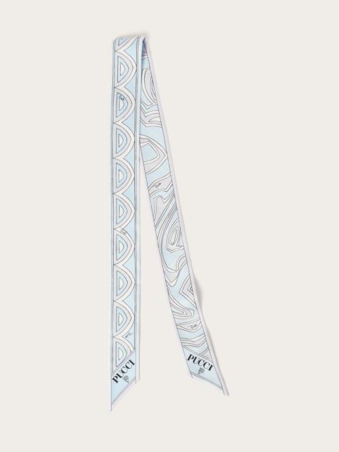 PUCCI MIXED PRINT SILK BANDEAU