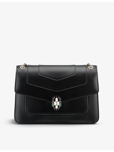 BVLGARI Serpenti Forever leather cross-body bag