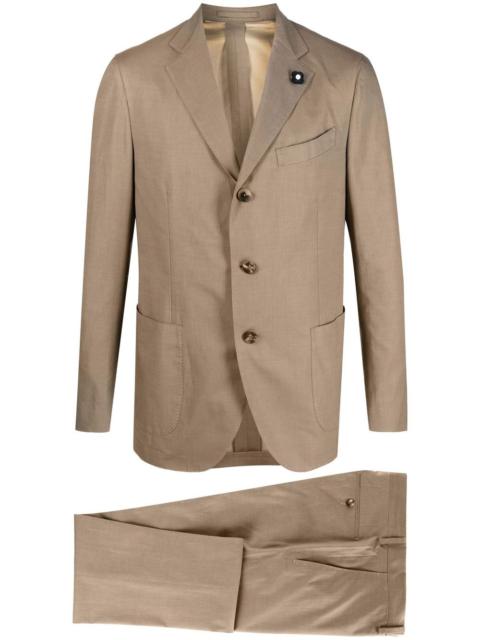LARDINI single-breasted two-piece suit