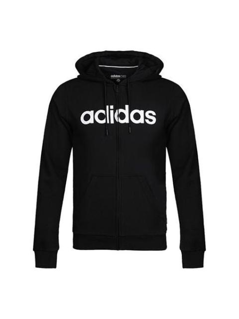 Men's adidas Ce Zip Hdy Jacket Black DM4282