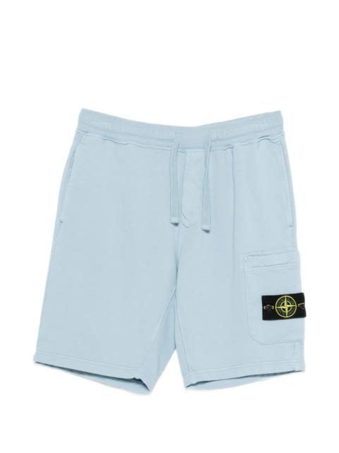 Stone Island logo-patch drawstring shorts