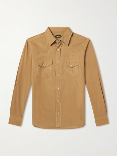 TOM FORD Slim-Fit Cotton-Corduroy Shirt