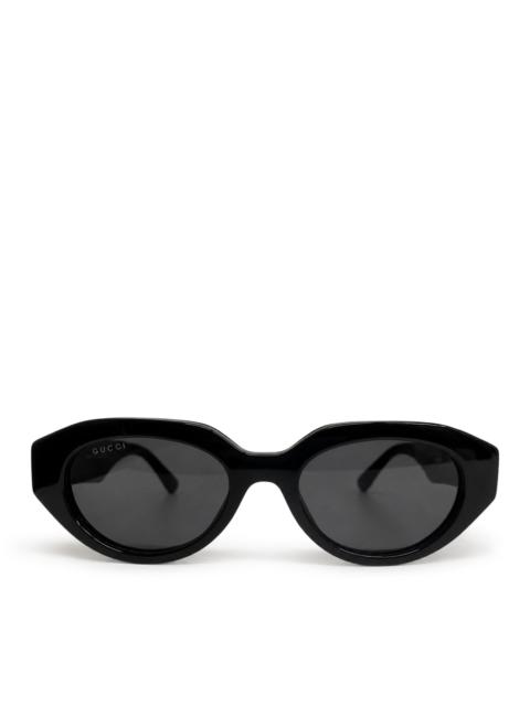 GUCCI CAT-EYE SUNGLASSES WITH GG LOGO