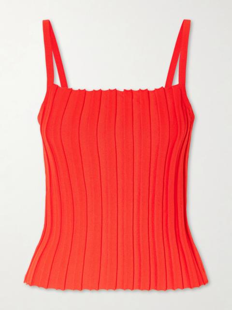 STAUD Skye Ribbed Jersey Tank
