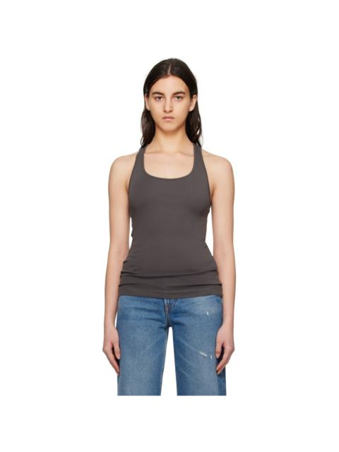 Gray Tendu Tank Top