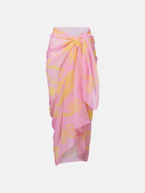 CALA de la CRUZ Luana printed beach cover-up