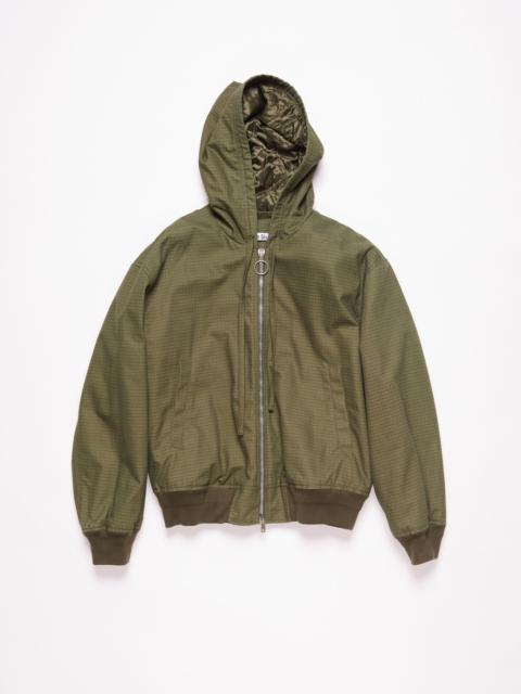 Ripstop padded jacket - Olive green
