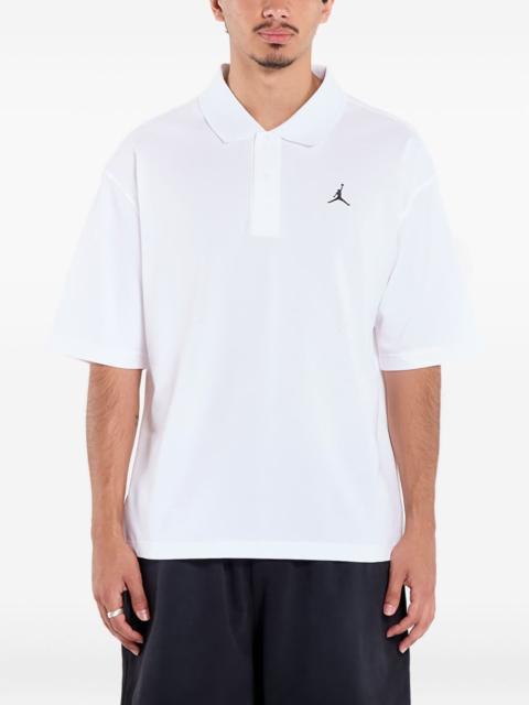 Jordan Brooklyn logo-print polo shirt