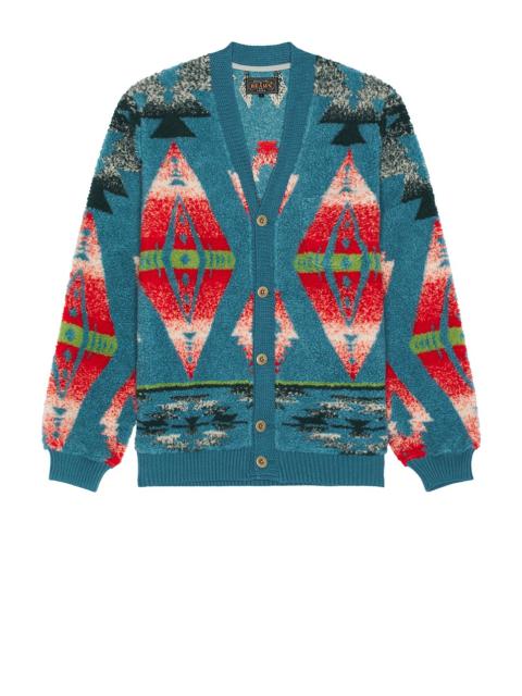 BEAMS PLUS Cardigan Boa Jacquard