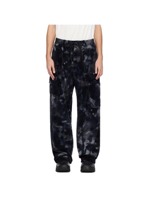 Y-3 Black Allover Print Nylon Shell Cargo Pants