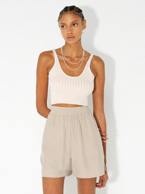 John Elliott SILK COTTON RIB TANK