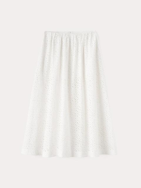 Totême Broderie anglaise skirt white