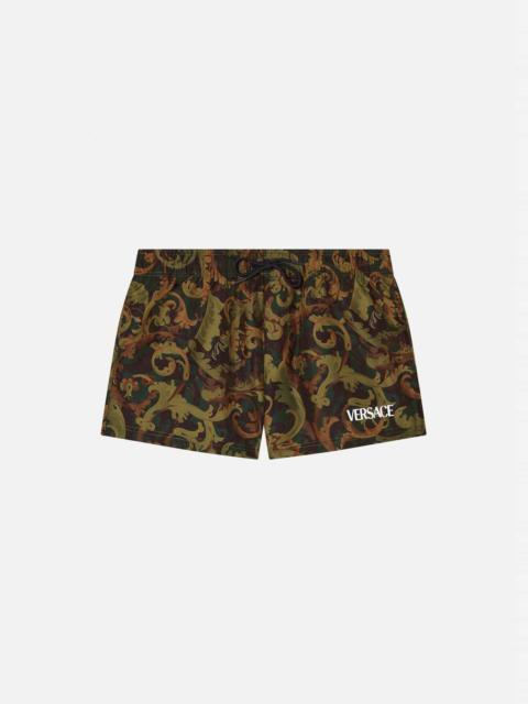 VERSACE Baroccoflage Print Swim Shorts
