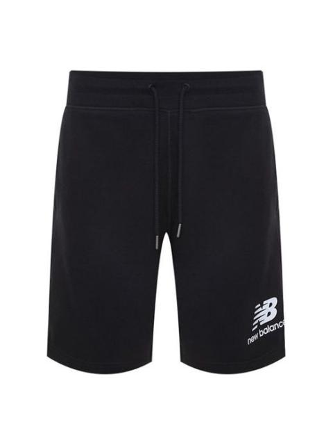 New Balance Essentials Stacked Logo Shorts 'Black' AMS03558-BK