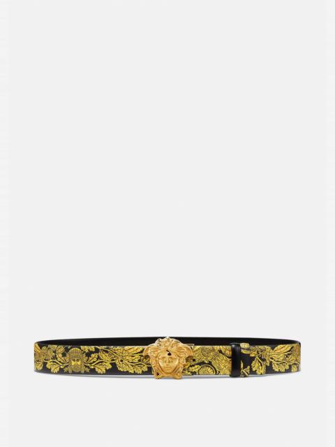 VERSACE Maschera Baroque Reversible Belt