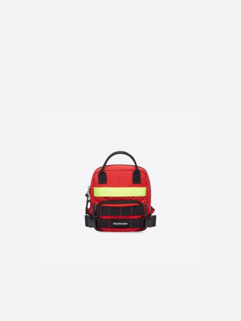BALENCIAGA Men's Fire Xs Backpack in Bright Red