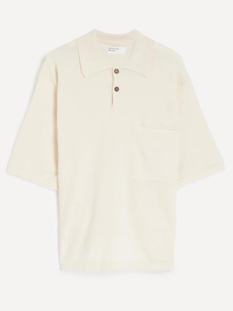 Universal Works Ecru Woolcot Bio Pullover Knit Shirt