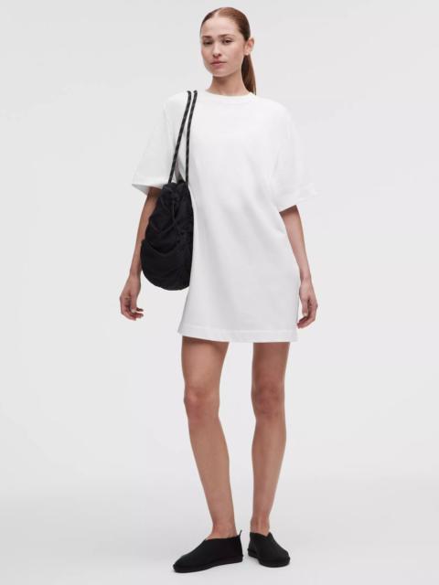 lululemon Scuba Cotton Jersey T-Shirt Dress