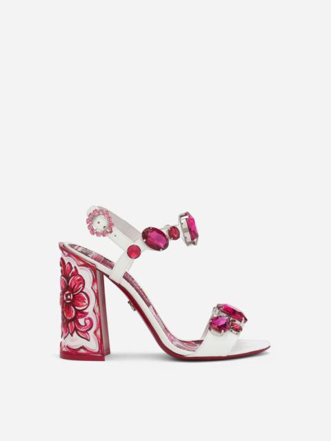 Dolce & Gabbana Patent leather sandals
