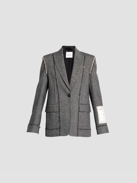 Erdem HERRINGBONE BLAZER
