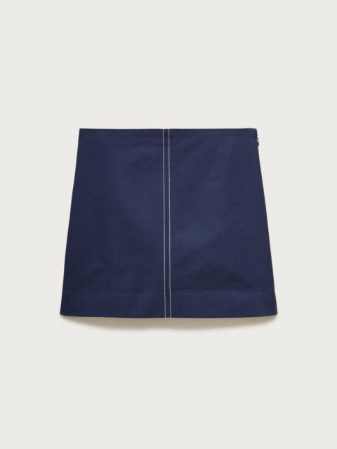 J.CREW Fairfax mini skirt in double cotton poplin
